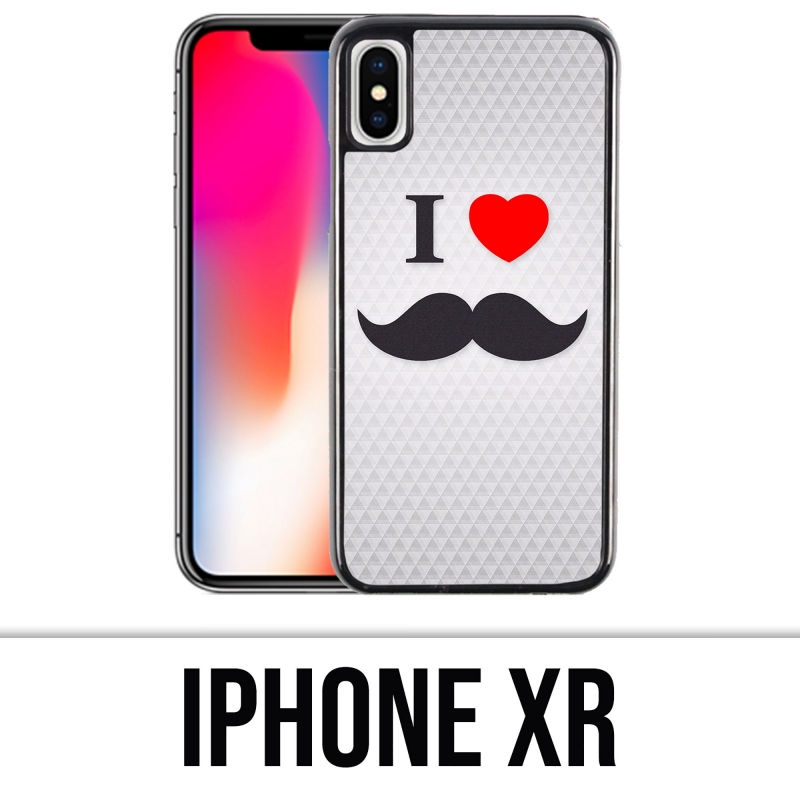 IPhone XR Case - I Love Mustache