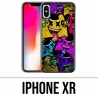 Coque iPhone XR - Manettes Jeux Video Monstres