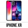 Funda para iPhone XR - Messi PSG Paris Eiffel Tower