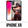 Funda para iPhone XR - Chica PUBG