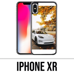 Coque iPhone XR - Tesla Automne