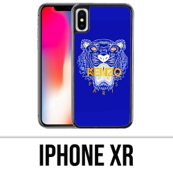 Coque iPhone XR - Kenzo Tigre Bleu