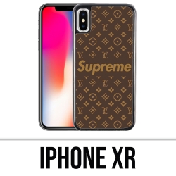 Custodia per iPhone XR - LV Supreme