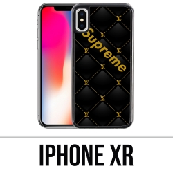 Coque iPhone XR - Supreme Vuitton