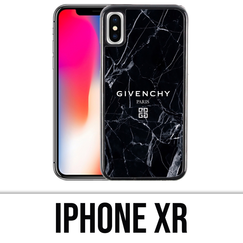 Coque iPhone XR - Givenchy Marbre Noir