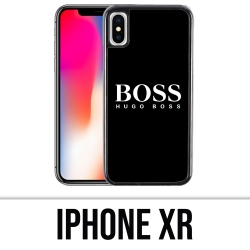 Coque iPhone XR - Hugo Boss Noir