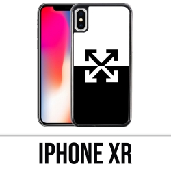 Funda para iPhone XR - Logotipo blanco roto