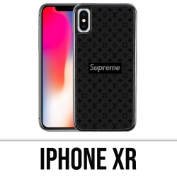 IPhone XR Case - Supreme Vuitton Schwarz