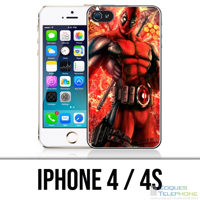 Coque iPhone 4 / 4S - Deadpool Comic