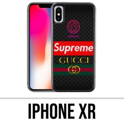 Coque iPhone XR - Versace Supreme Gucci