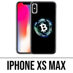 Custodia per iPhone XS Max - Logo Bitcoin
