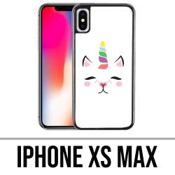 Coque iPhone XS Max - Gato Unicornio