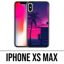 Custodia per iPhone XS Max - Miami Beach Viola