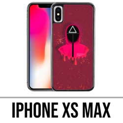 Custodia per iPhone XS Max - Squid Game Soldier Splash