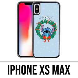 Coque iPhone XS Max - Stitch Merry Christmas