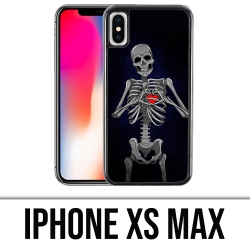 Custodia per iPhone XS Max - Cuore di scheletro