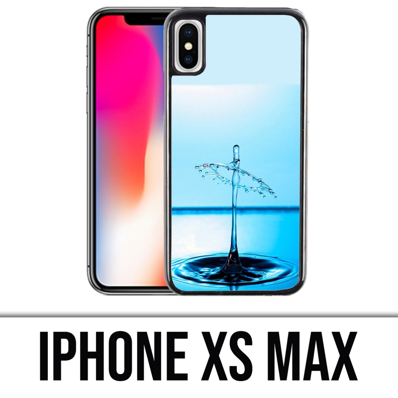 IPhone XS Max Case - Wassertropfen