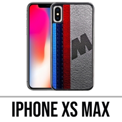 Coque iPhone XS Max - M Performance Effet Cuir