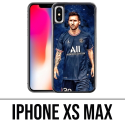 Coque iPhone XS Max - Messi PSG Paris Splash