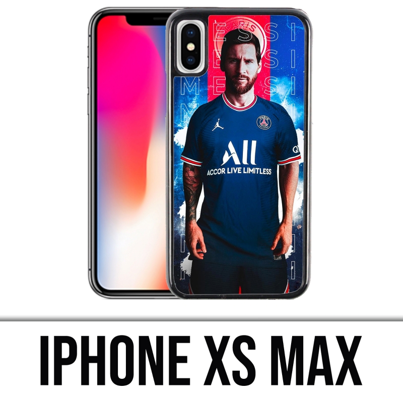 Coque iPhone XS Max - Messi PSG