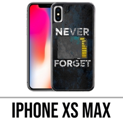Coque iPhone XS Max - Never Forget