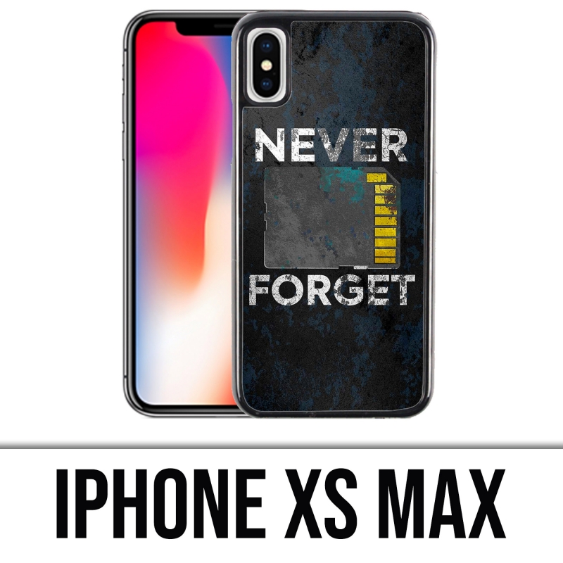 Custodia per iPhone XS Max - Non dimenticare mai