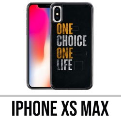 Custodia per iPhone XS Max - Una scelta di vita