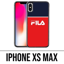 Custodia per iPhone XS Max - Fila Blu Rosso