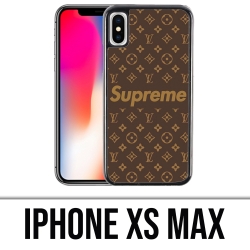 Coque iPhone XS Max - LV Supreme