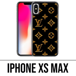Cover iPhone XS Max - Louis Vuitton Gold
