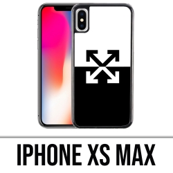 Funda para iPhone XS Max - Logotipo blanco roto