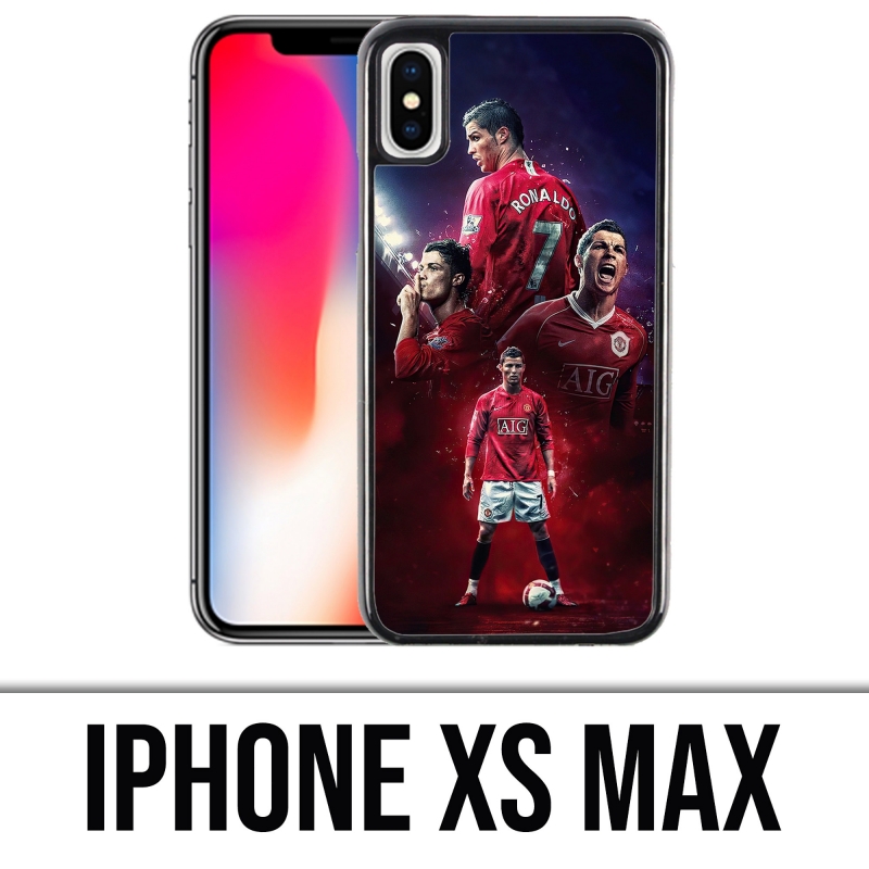 Coque iPhone XS Max - Ronaldo Manchester United