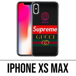 Coque iPhone XS Max - Versace Supreme Gucci