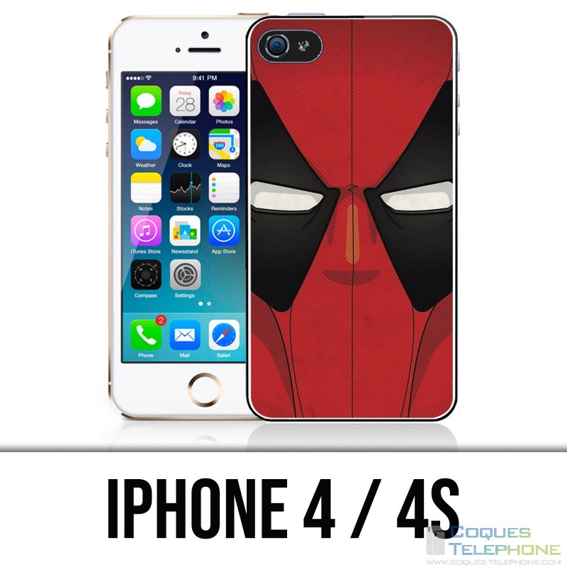 Coque iPhone 4 / 4S - Deadpool Masque