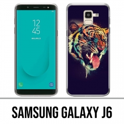 Custodia Samsung Galaxy J6 - Tiger Painting
