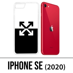 Custodia per iPhone SE 2020 - Logo bianco sporco