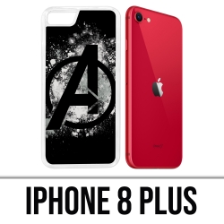 Custodia per iPhone 8 Plus - Logo degli Avengers Splash