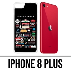 Funda para iPhone 8 Plus - Logotipo de Friends