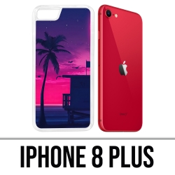 Custodia per iPhone 8 Plus - Miami Beach Viola