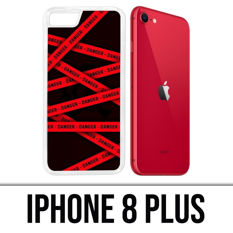 IPhone 8 Plus Case - Gefahrenwarnung