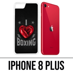 Coque iPhone 8 Plus - I Love Boxing
