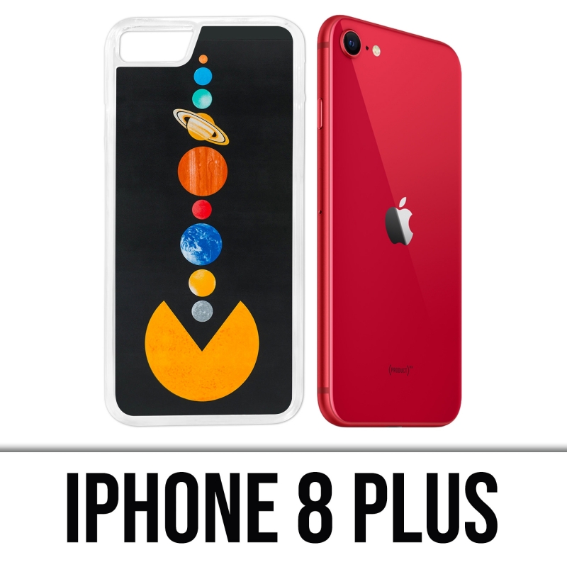 Coque iPhone 8 Plus - Pacman Solaire