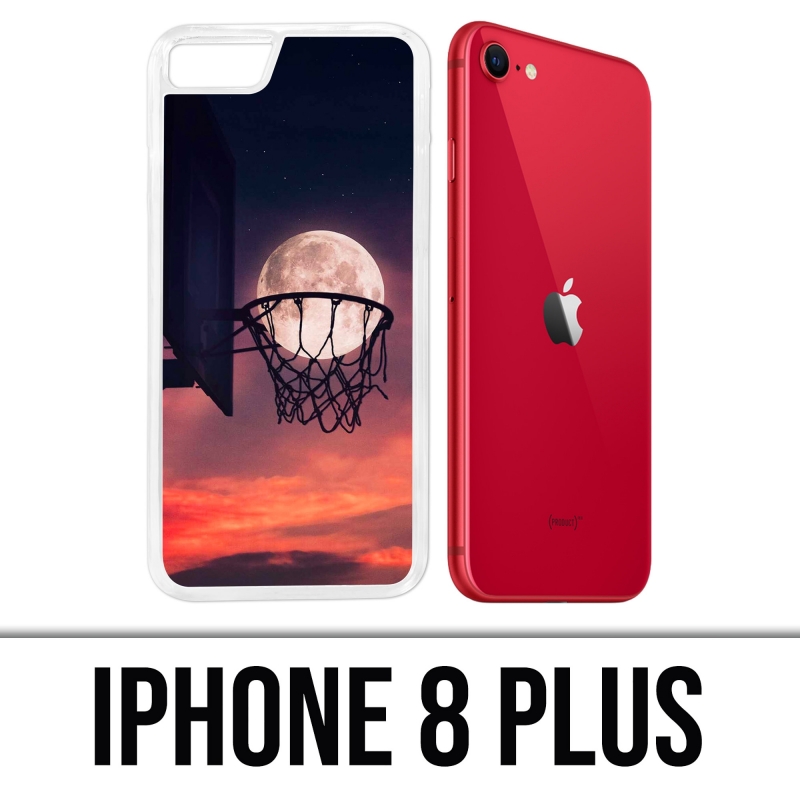 Coque iPhone 8 Plus - Panier Lune