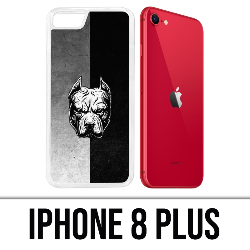Coque iPhone 8 Plus - Pitbull Art