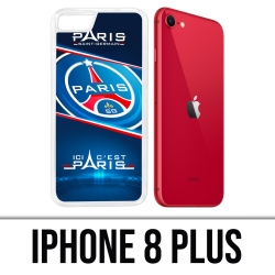 Coque iPhone 8 Plus - PSG Ici Cest Paris