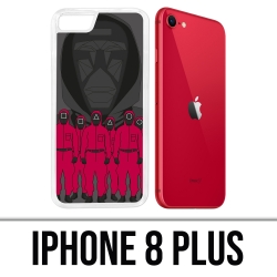 Coque iPhone 8 Plus - Squid Game Cartoon Agent
