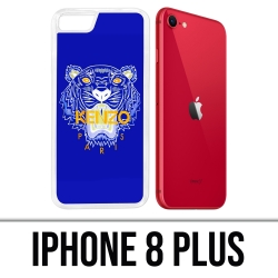 Cover iPhone 8 Plus - Kenzo Blue Tiger