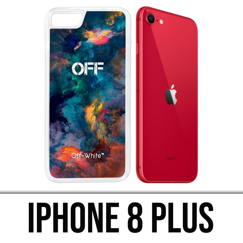 Funda para iPhone 8 Plus - Color blanco hueso Nube