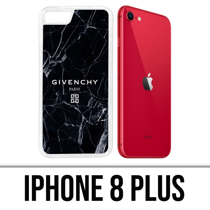 IPhone 8 Plus Case - Givenchy Schwarzer Marmor