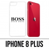 Funda para iPhone 8 Plus - Hugo Boss Blanco